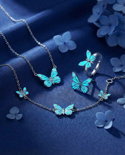 4-in-1 Set Butterfly - Blue
