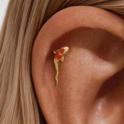 Koi Fish Stud Earring (1 PC)
