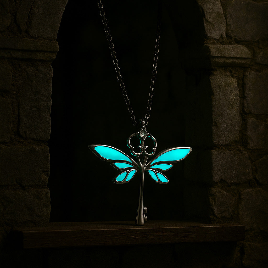 Key Necklace - Blue
