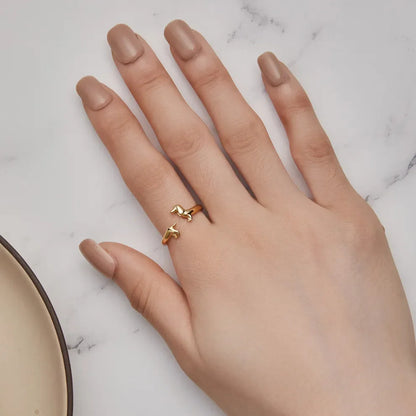 Dainty Dachshund Ring in Sterling Silver
