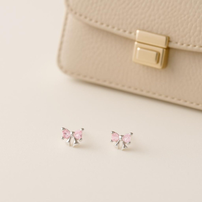 Bow Stud Earrings (2 Pcs)