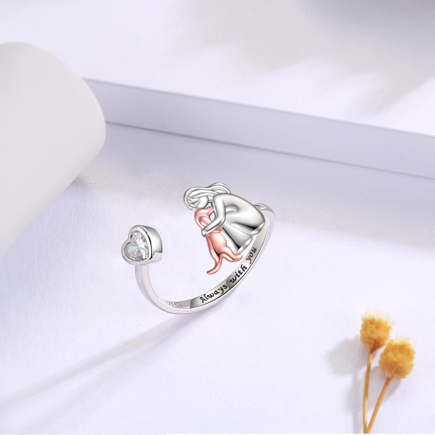 Adjustable Ring – “Always in My Heart”