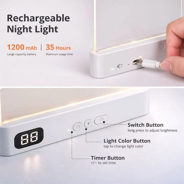 Night Reading Lamp with Soft Light