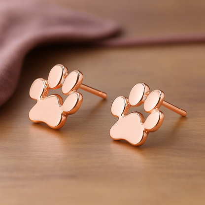 Hypoallergenic Paw Earrings