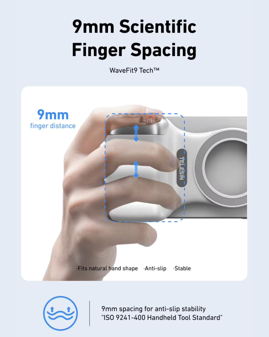 GripShot Pro – Magnetic Phone Camera Grip with Shutter & Fill Light