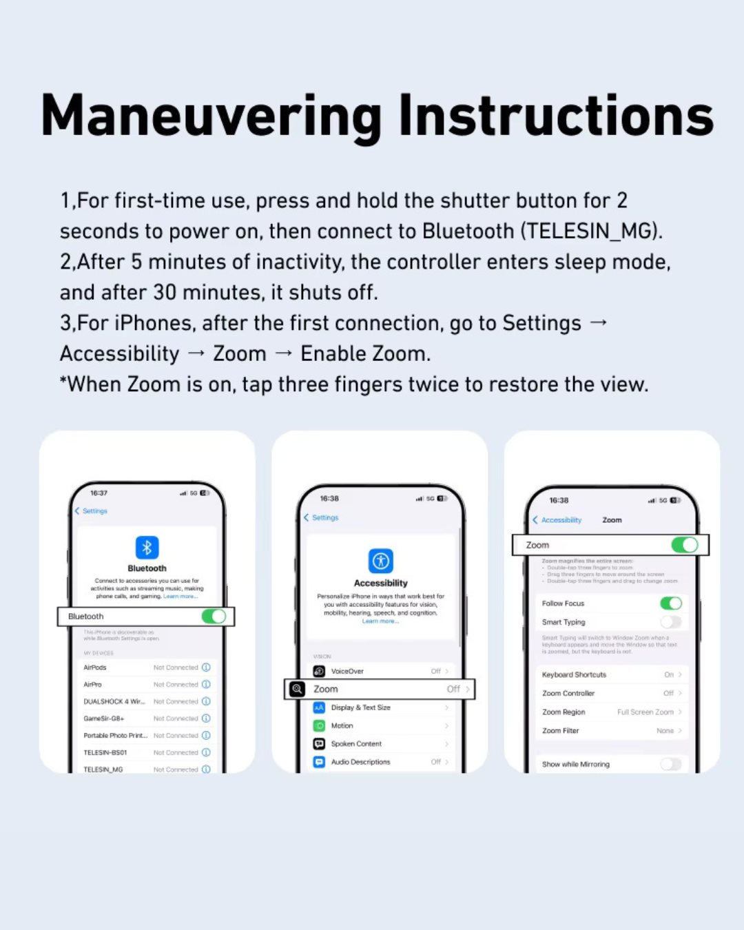 GripShot Pro – Magnetic Phone Camera Grip with Shutter & Fill Light