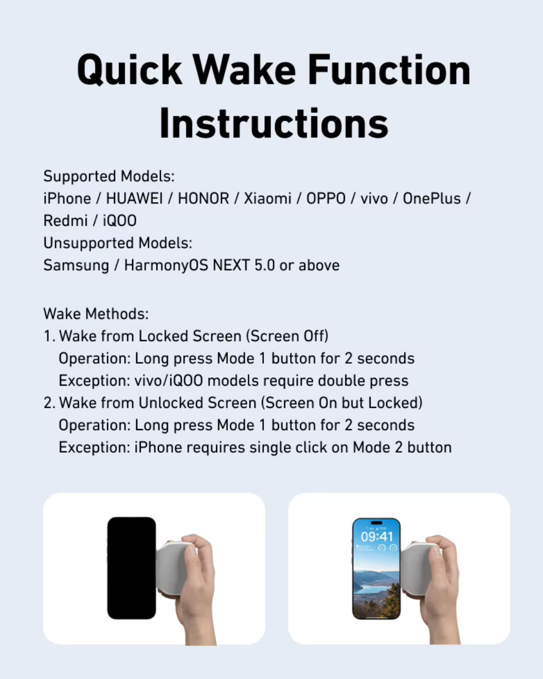 GripShot Pro – Magnetic Phone Camera Grip with Shutter & Fill Light