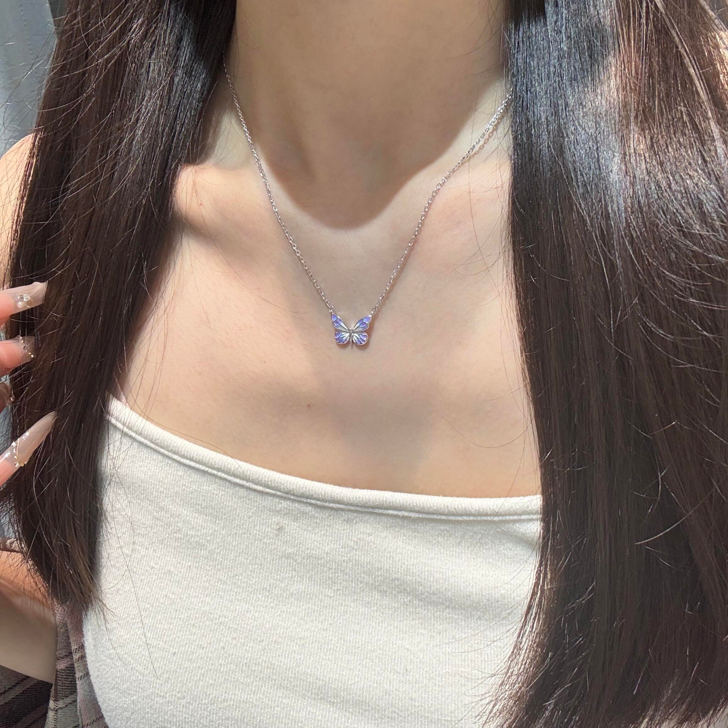 Necklace  Purple
