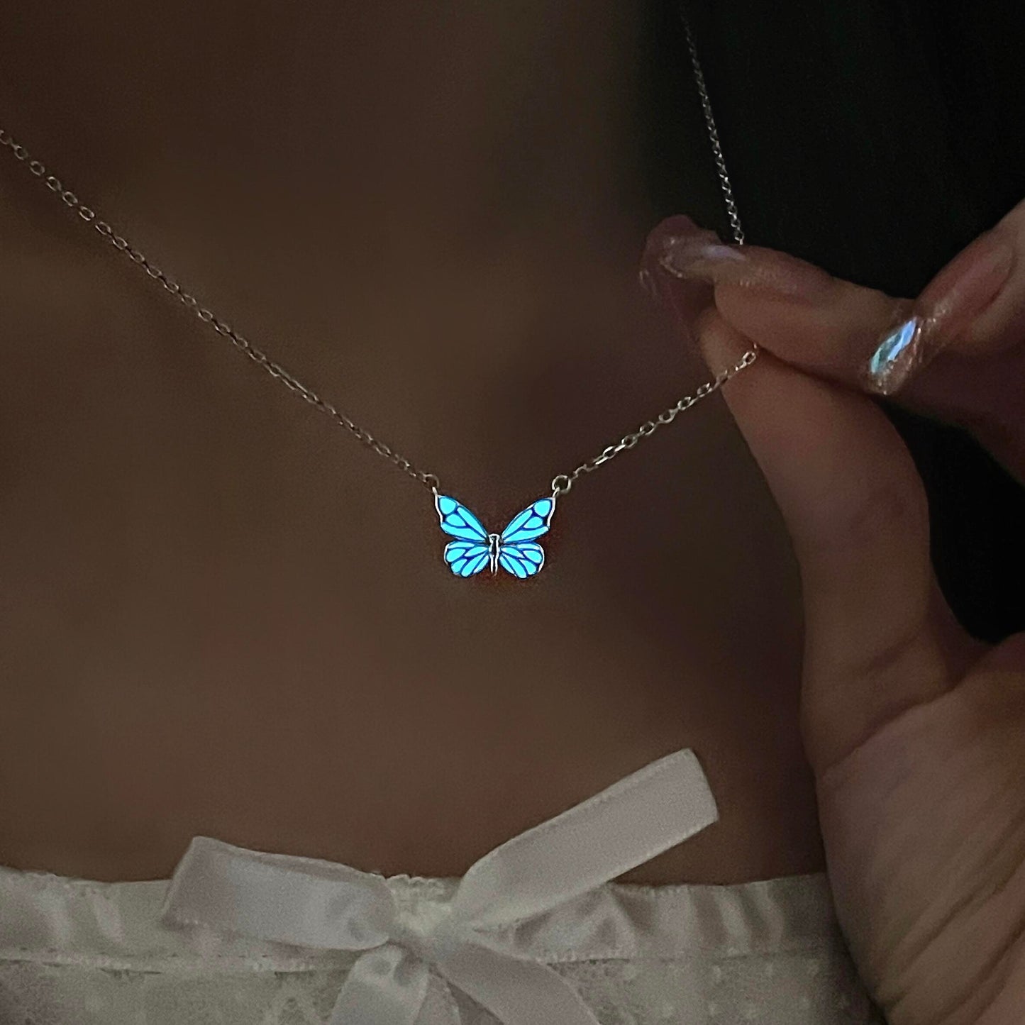 2-in-1 Set Butterfly - Blue