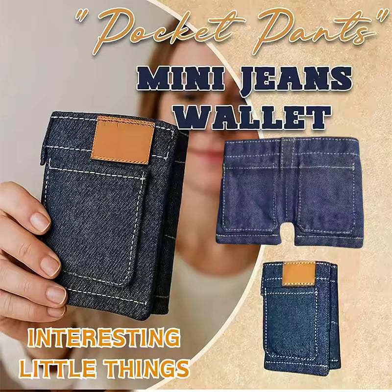 Pocket Pants - Mini Jeans Wallet