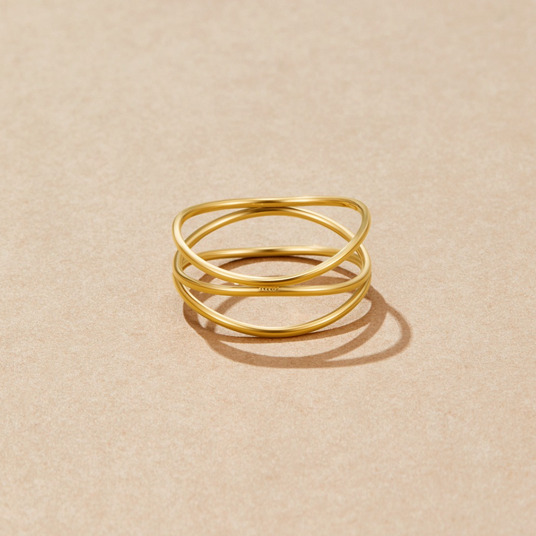 Infinity Loop – Gold Ring