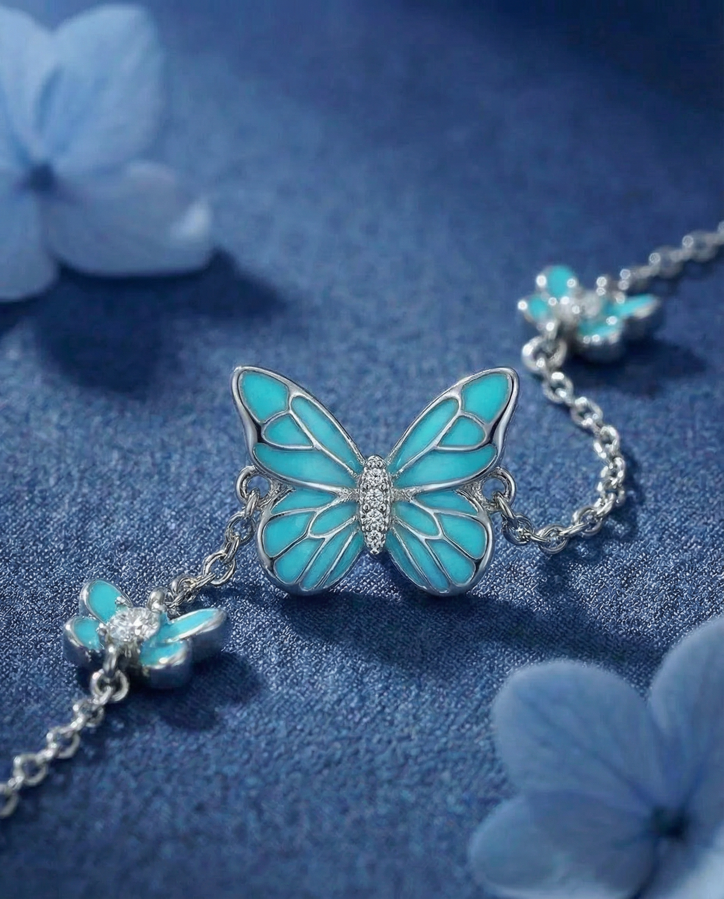 Bracelet Butterfly - Blue