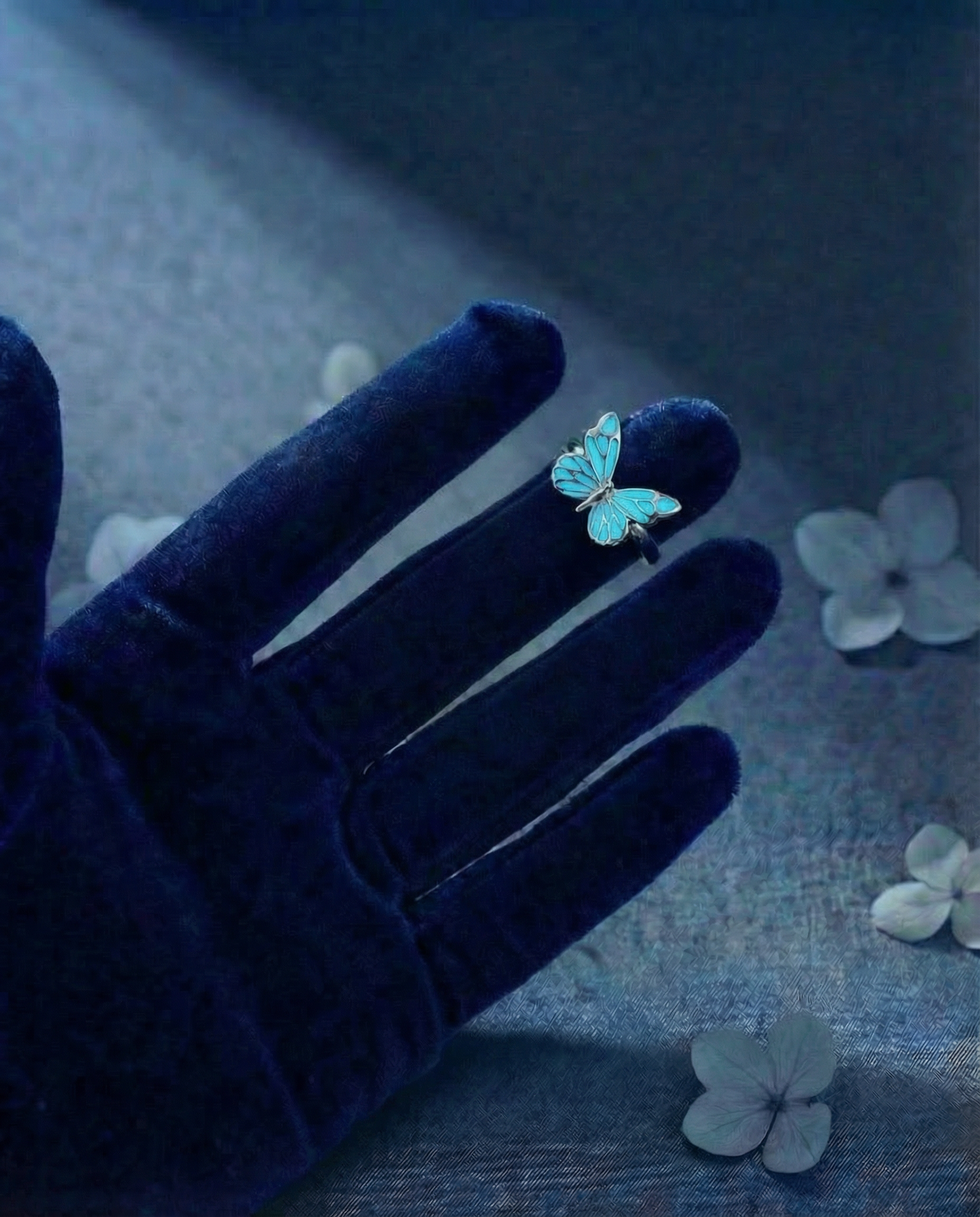 Ring Butterfly - Blue