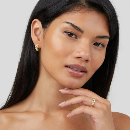 Bee – Gold & Crystal Ring