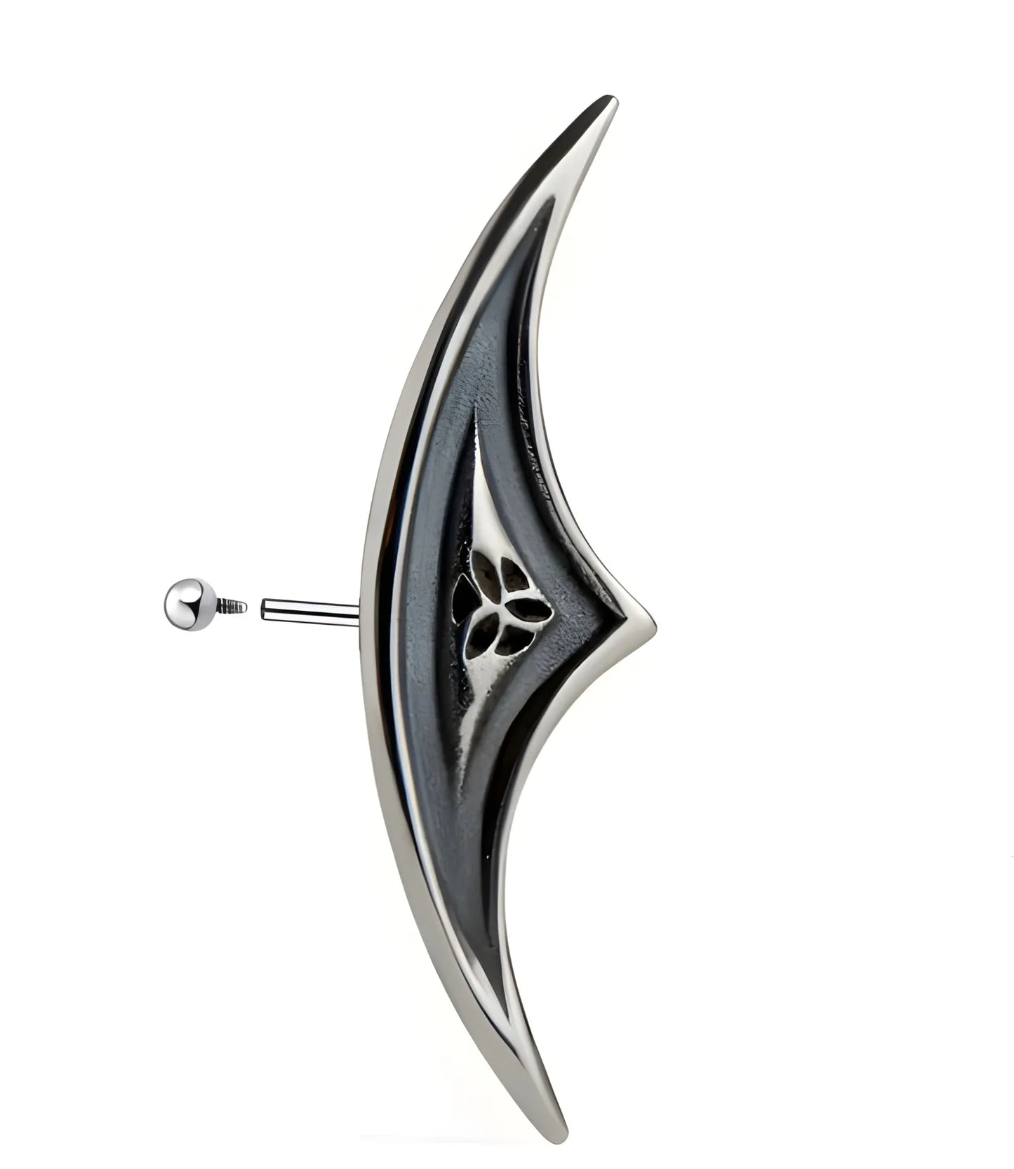 Goth Hidden Helix Earrings (2PCS)