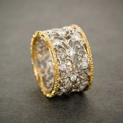 Mika – Vintage Zirconia Ivy Ring