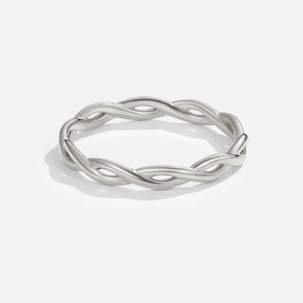 Infinity – Silver Twisted Ring
