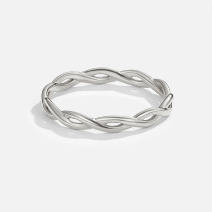 Infinity – Silver Twisted Ring