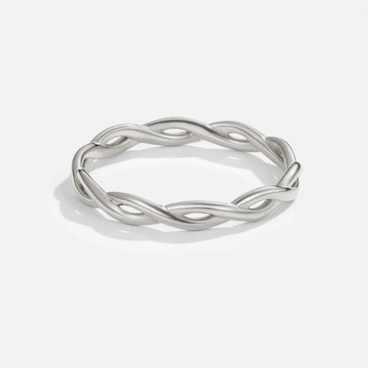 Infinity – Silver Twisted Ring