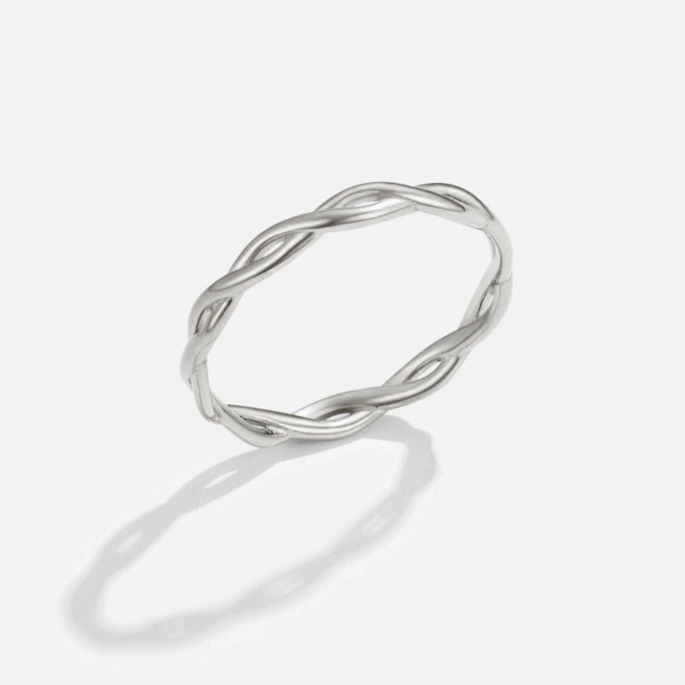 Infinity – Silver Twisted Ring