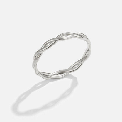 Infinity – Silver Twisted Ring