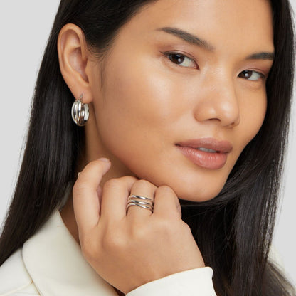 Kiya – Layered Silver Ring
