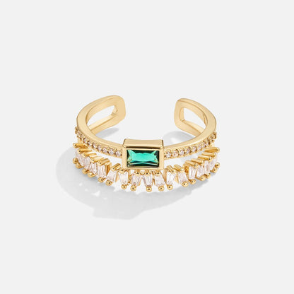 Bliss – Layered Crystal Ring