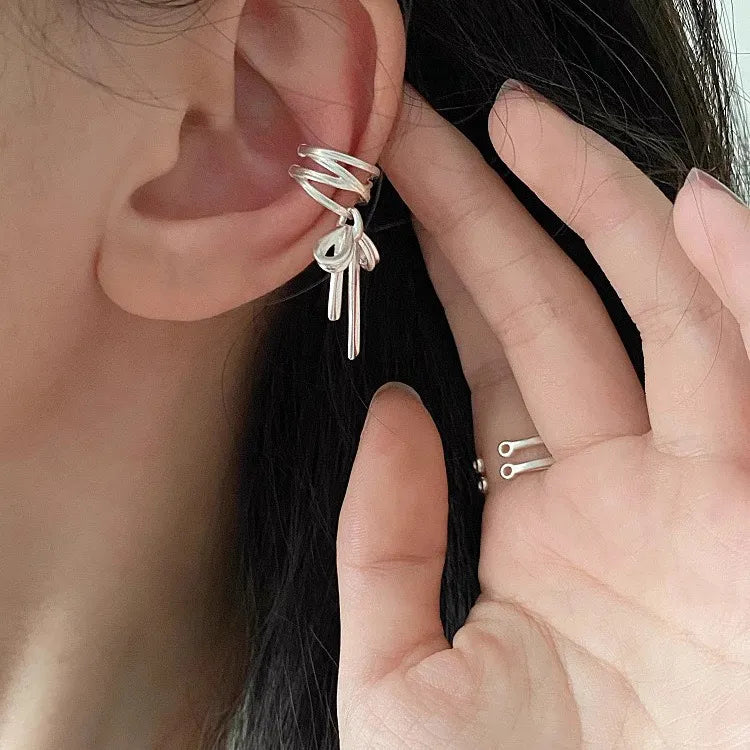 Bow Tie Ear Cuff Earring（1PC）