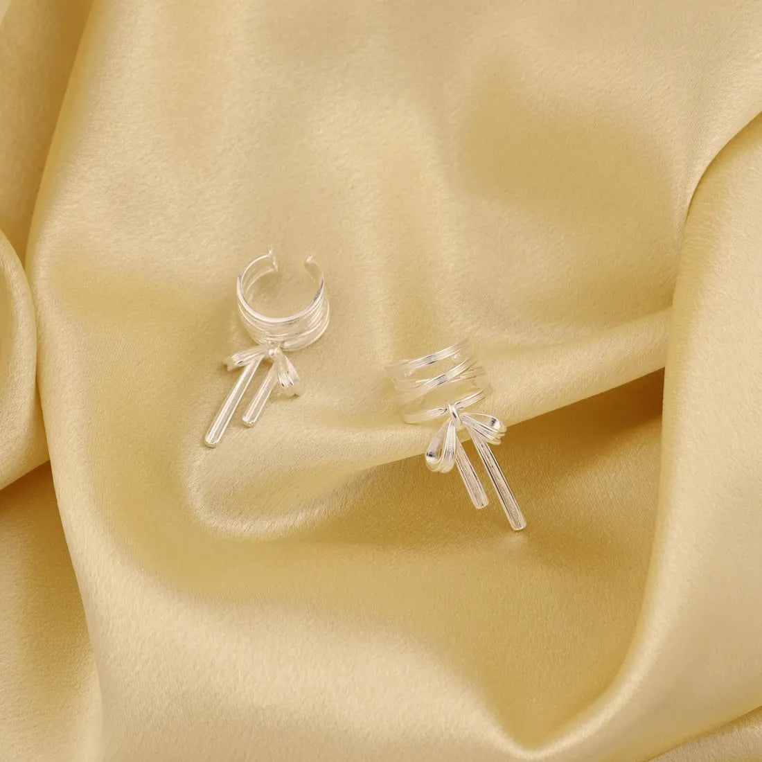Bow Tie Ear Cuff Earring（1PC）