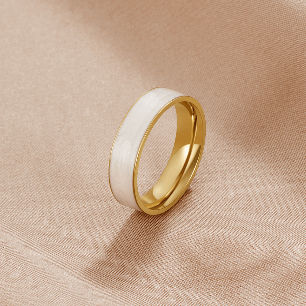 Sahara – White Band Ring