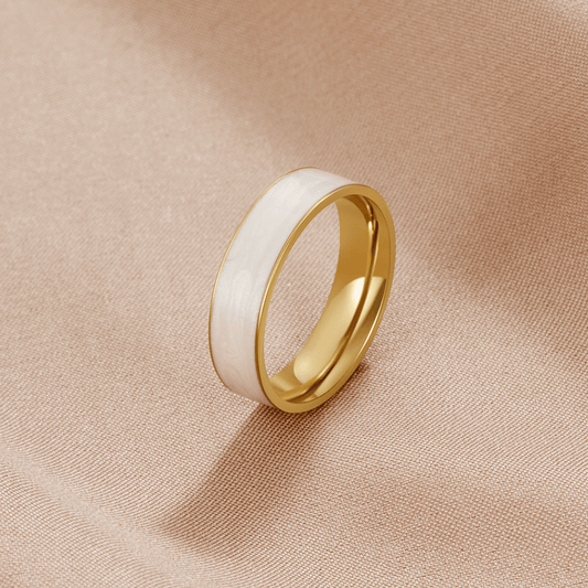 Sahara – White Band Ring