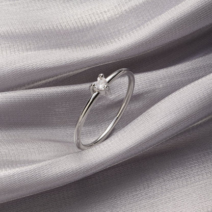 “Little Love” – Crystal Heart Ring