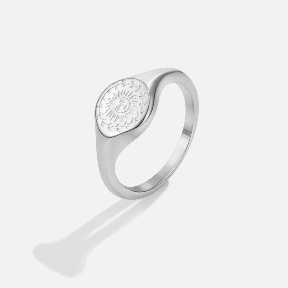 Summer Solstice Silver Ring