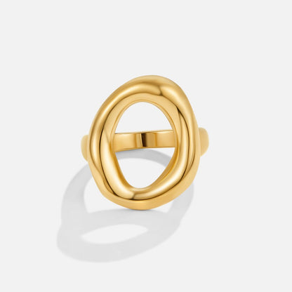 Vina – Molten Gold Ring